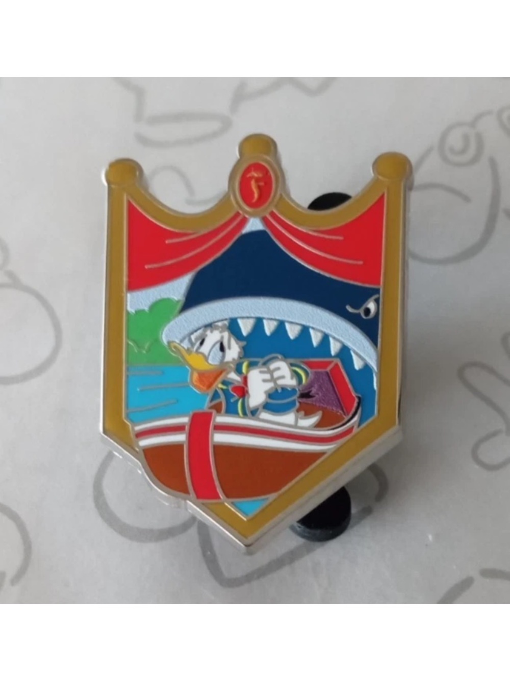 Donald Duck Storybook Land Canal Boats Fantasyland Mystery DLR Disney Pin